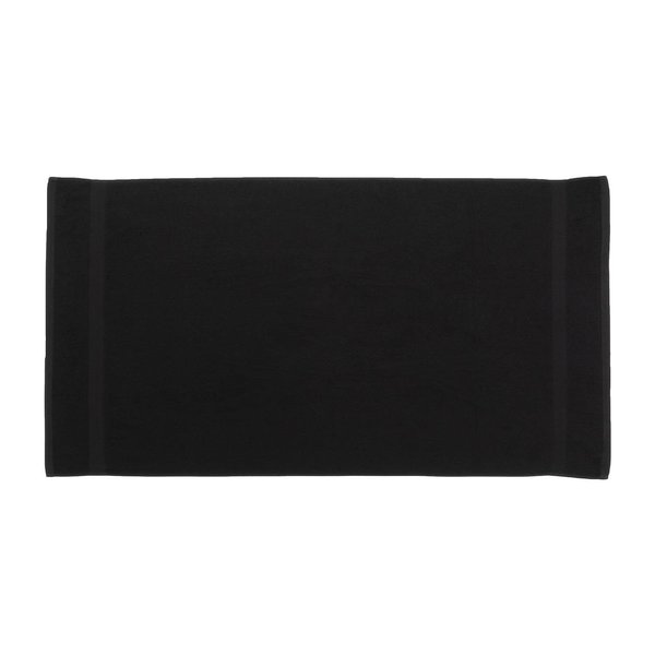 Towelsoft King size loop terry beach towel 35 inch x 65 inch-Black HOME-BL1107-BLCK